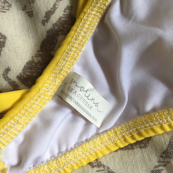 Morena Beachwear Top Yellow - Picture 4 of 4